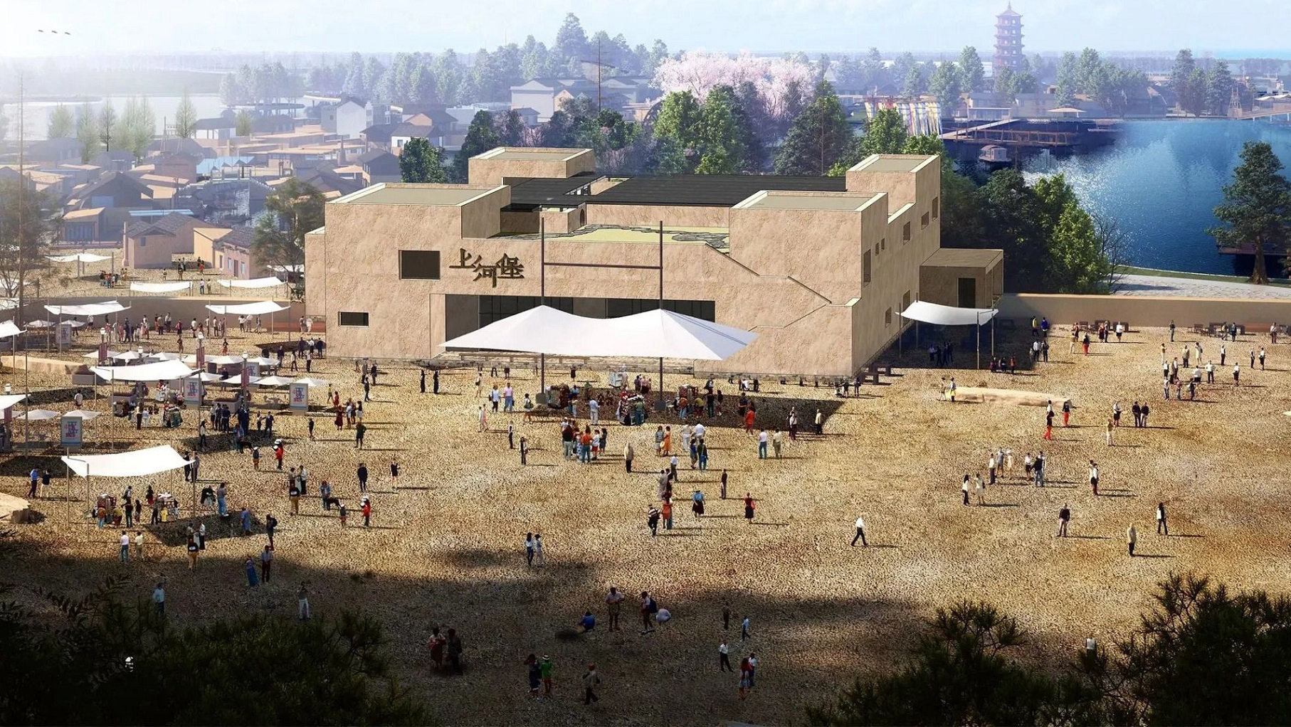 微建新作 ｜ 上河堡——寧夏銀川文旅綜合體項(xiàng)目 ｜ 開工 